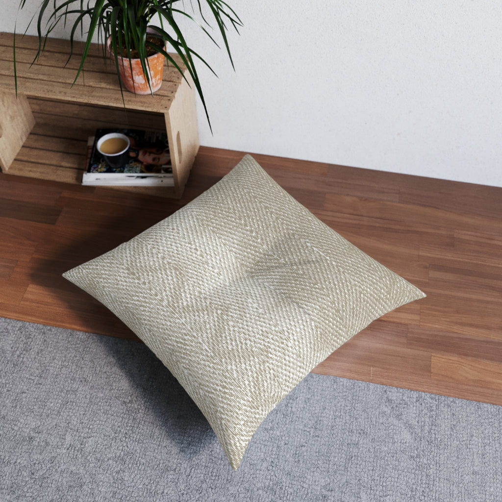 FloorSofa Rotan weave linen